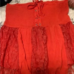 Venus XL red bandeau top new